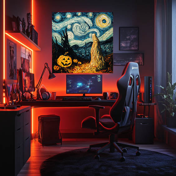 Van Gogh style Halloween