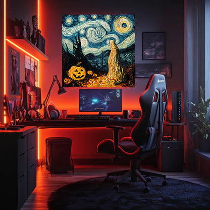 Van Gogh style Halloween