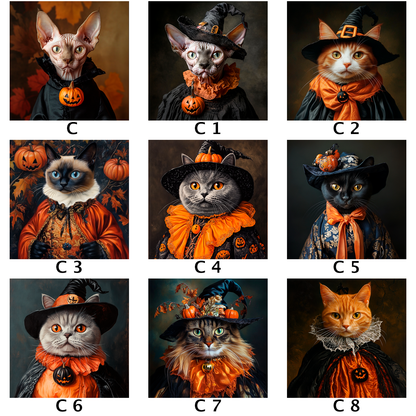 Halloween cats