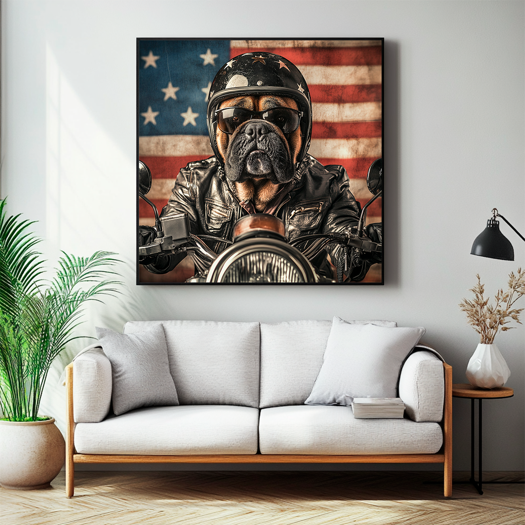 American Biker Wall Art