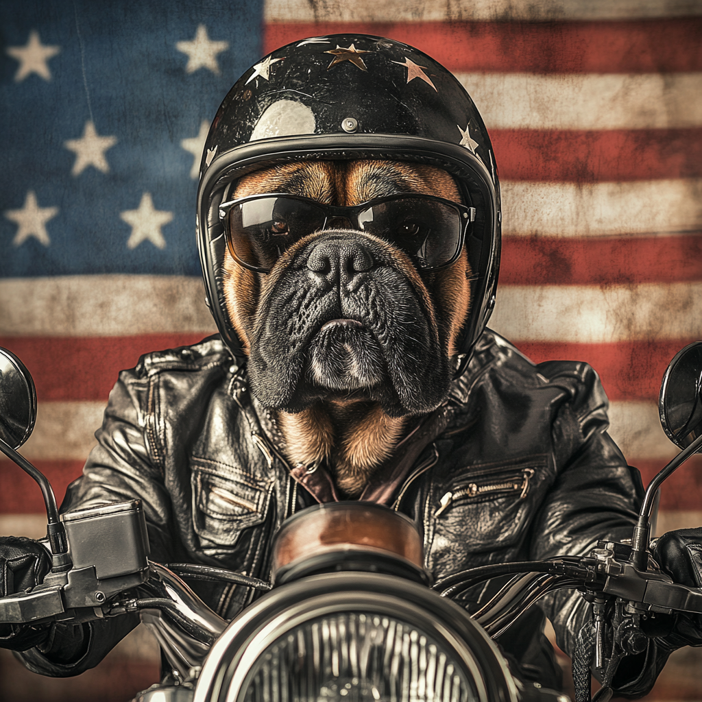 American Biker Wall Art