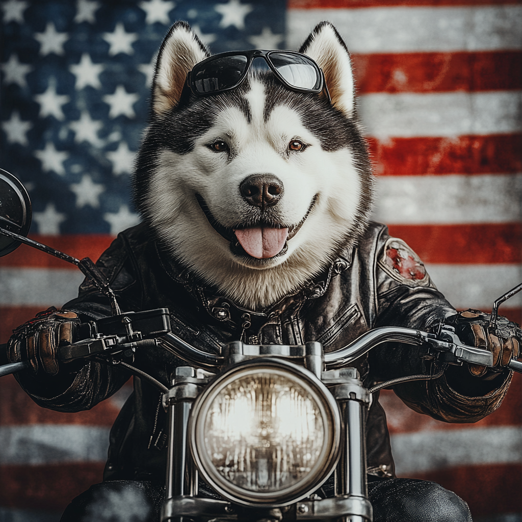 American Biker Wall Art