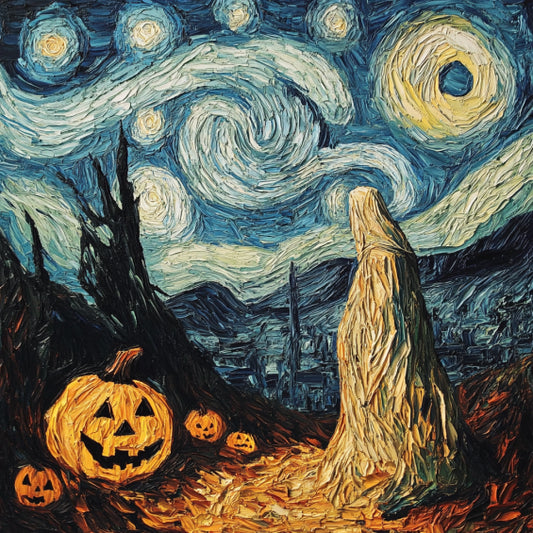 Van Gogh style Halloween